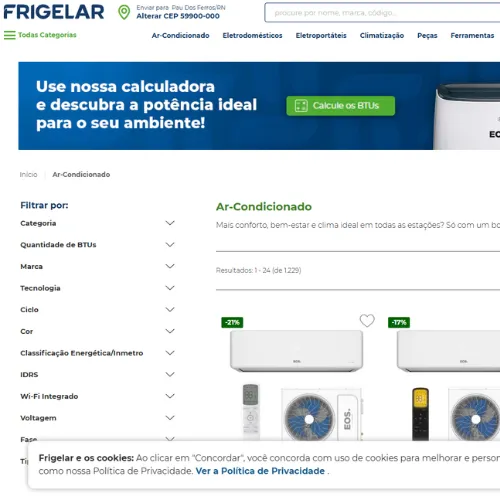 Site da Frigelar