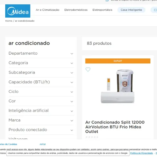 Site da Midea