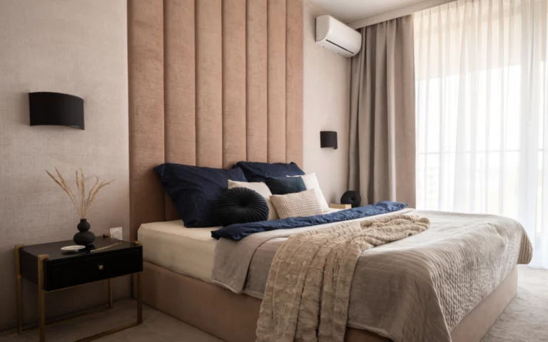 melhor posição para ar condicionado no quarto