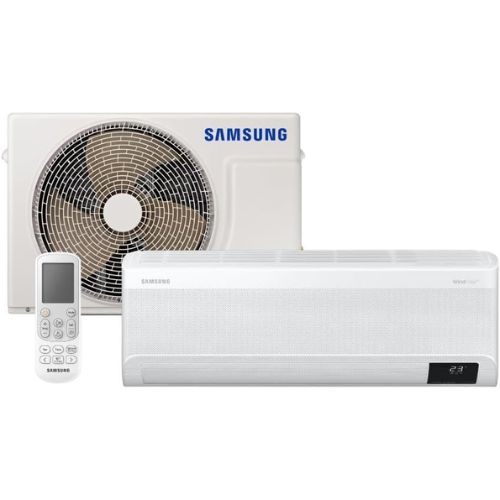 Ar-condicionado Split Inverter Samsung WindFree Sem Vento 24.000 BTUs Frio Branco 220V