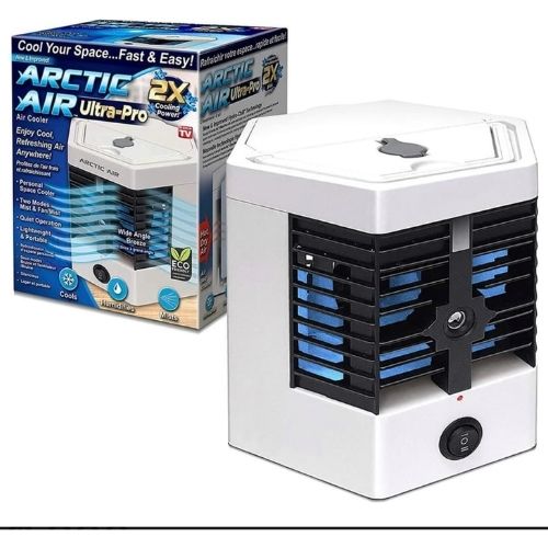 Mini Ar Condicionado Portátil Umidificador Artic Air Cool Ultra-Pro c/Refil para Gelo